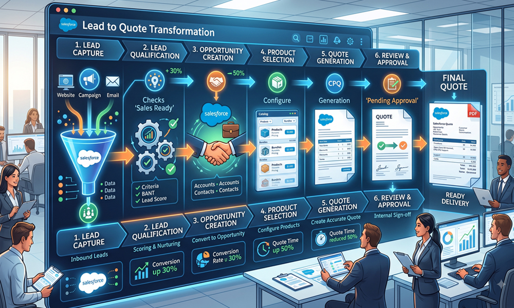 Salesforce Lead to Quote Transformation